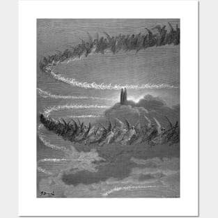 High Resolution Gustave Doré Paradiso Illustration The Just Souls of Jupiter Posters and Art